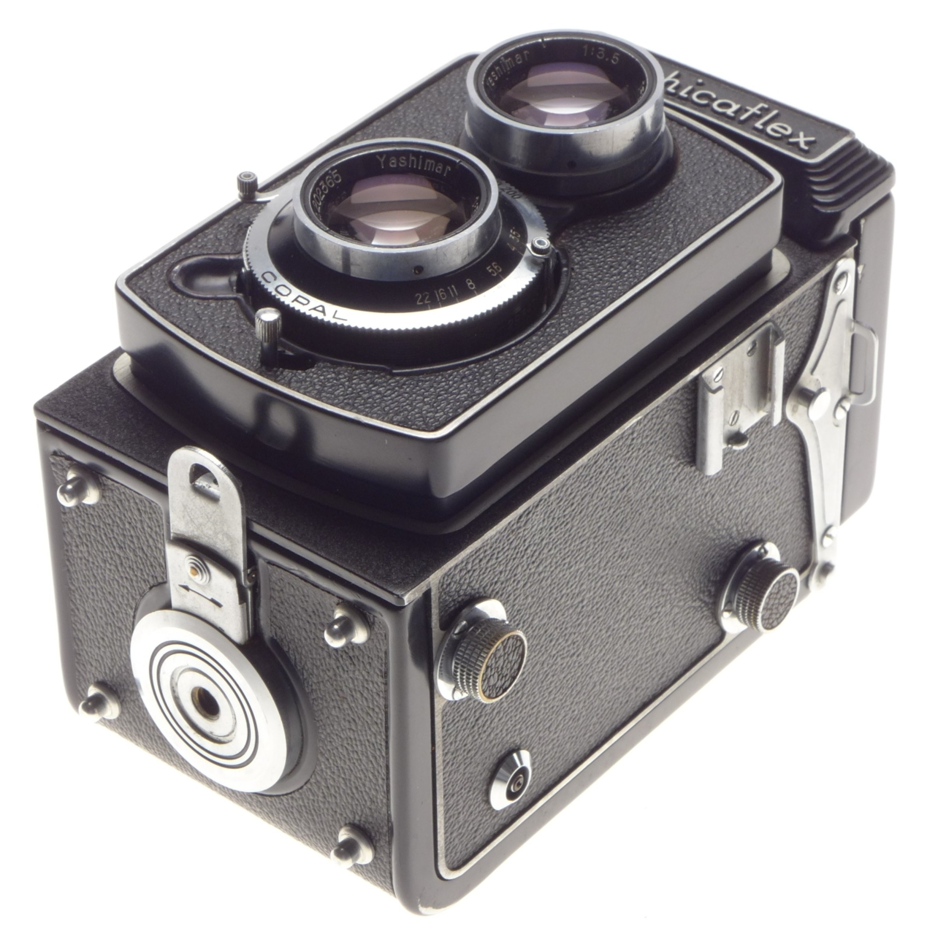 Yashicaflex TLR camera Yashimar 3.5/80mm coated lens 120 vintage