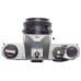 ASAHI Pentax K1000 Chrome vintage SLR film camera Pentax-M 1:2 50mm lens