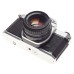 ASAHI Pentax K1000 Chrome vintage SLR film camera Pentax-M 1:2 50mm lens