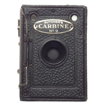 Butchers CARBINE No:2 Leather Box vintage medium format film camera classic