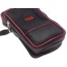 Black red Jenova compact film camera case neck strap