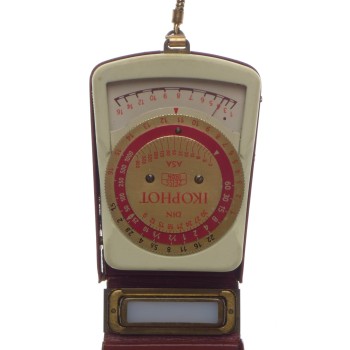Zeiss IKOPHOT Ikon Vintage light exposure hand held meter cased with chain