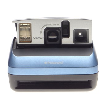 Polaroid One600 instant film vintage camera Retro Blue