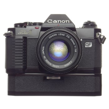 Canon AL-1 QF Vintage SLR 35mm Film Camera FD 1.8 f=50mm Lens