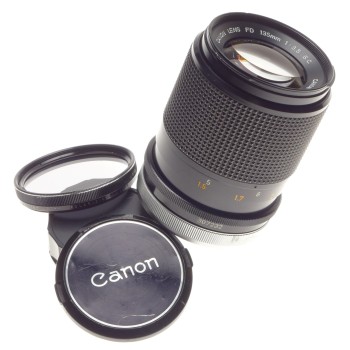 Canon Lens FD 135mm 1:3.5 S.C Vintage SLR 35mm film camera lens f=135mm
