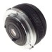 Olympus OM System G. Zuiko Auto-W 1:3.5 f=28mm SLR vintage film camera lens.