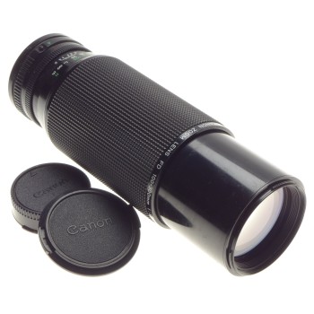 Canon FD Zoom lens 100-300mm 1:5.6 caps for SLR 35mm film cameras
