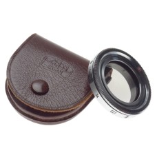 ZEISS Ikon CONTAPOL 3x S27 338 Chrome polarizing filter lens for Contaflex vintage 35mm film camera