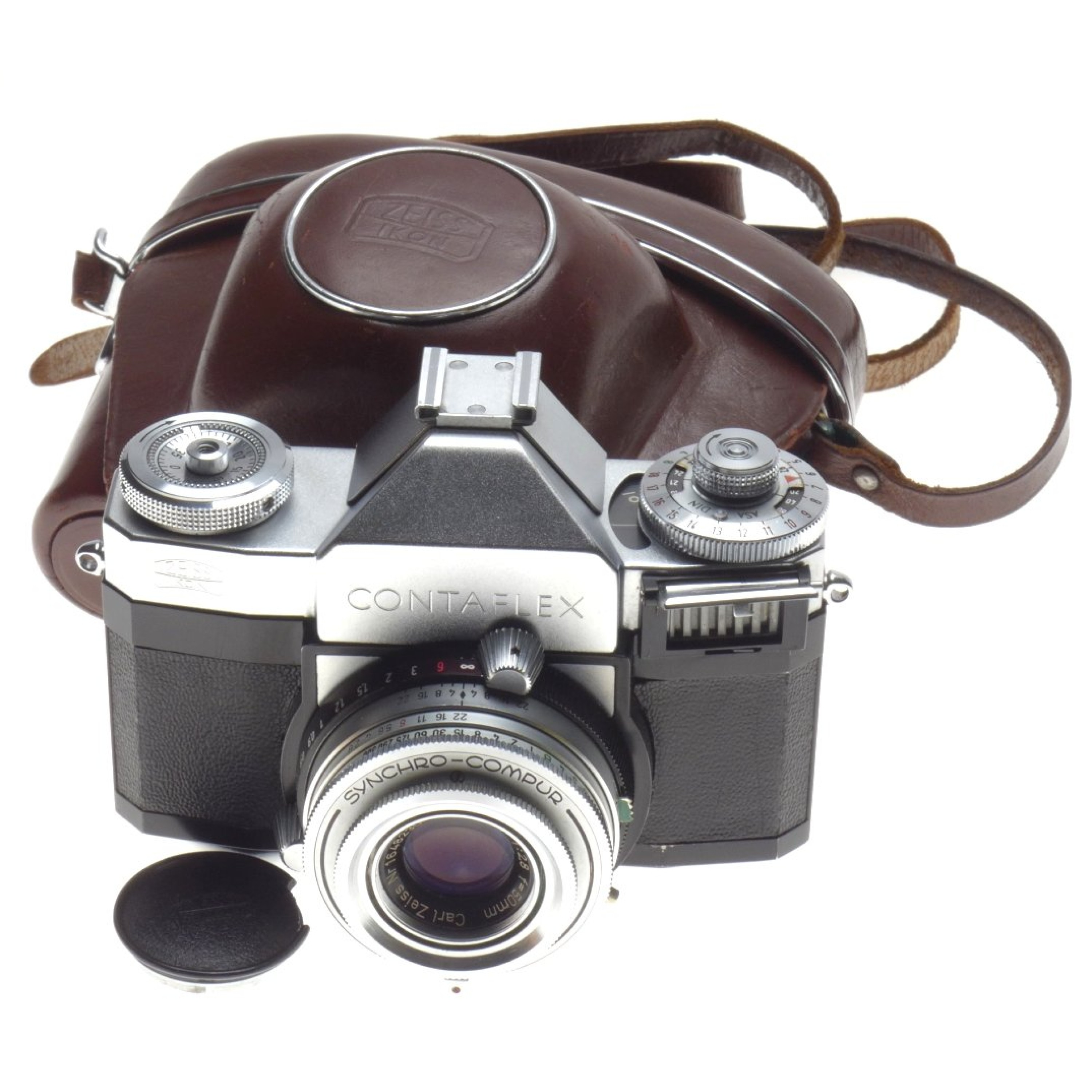 ZEISS Ikon CONTAFLEX SLR 35mm classic film camera SYNCHRO-COMPUR