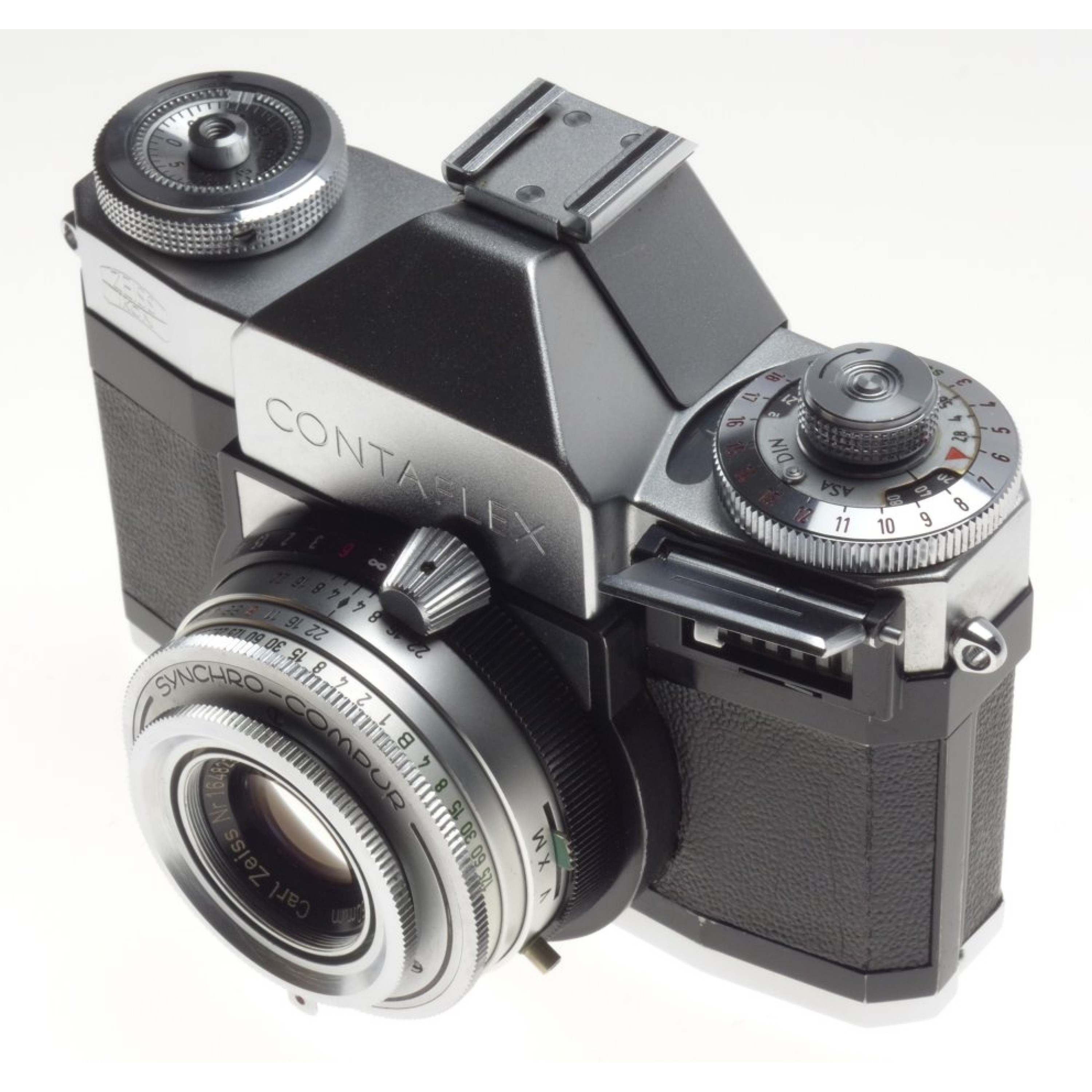 ZEISS Ikon CONTAFLEX SLR 35mm classic film camera SYNCHRO-COMPUR