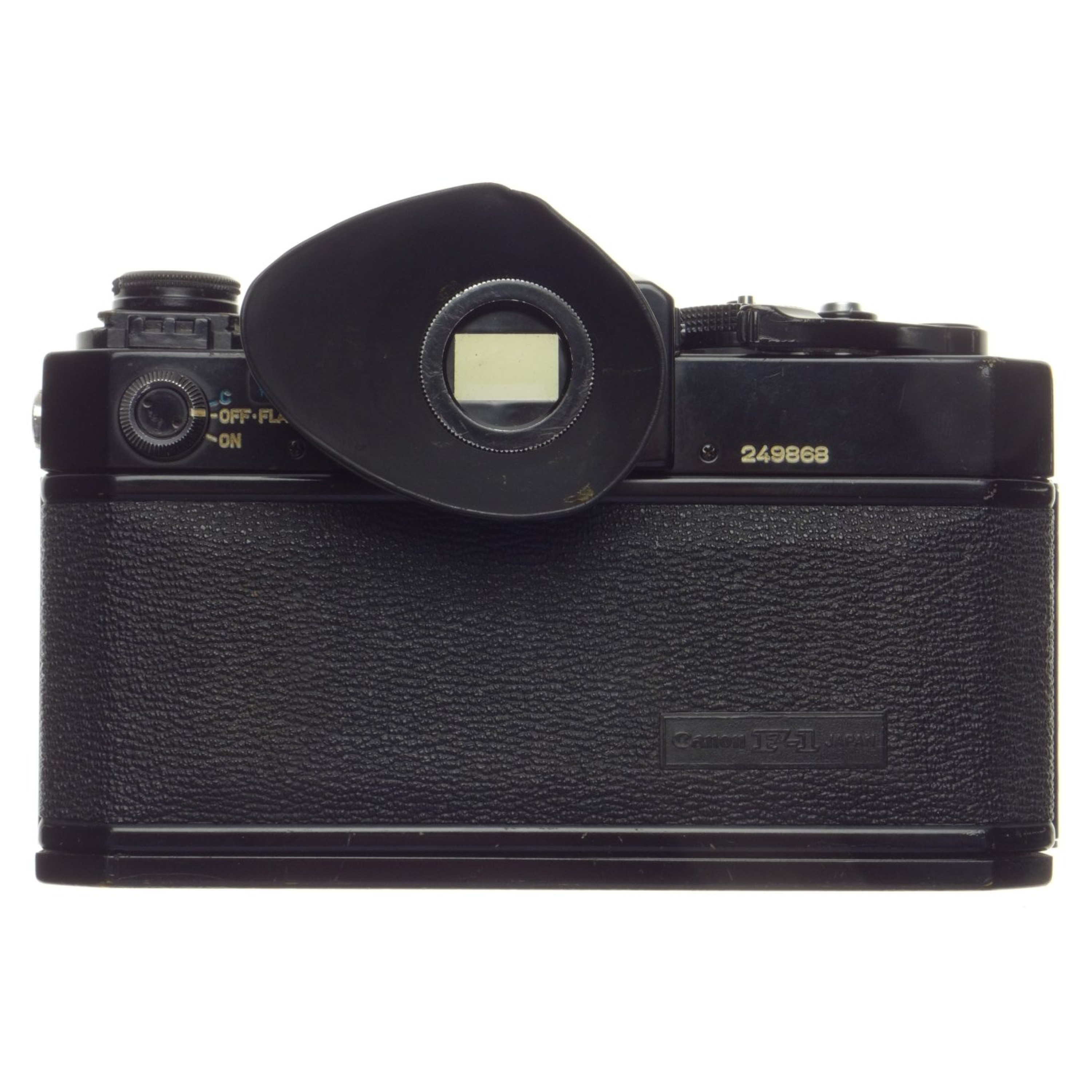 CANON F1 Black 35mm SLR vintage film camera FD 50mm 1:1.8 S.C hood