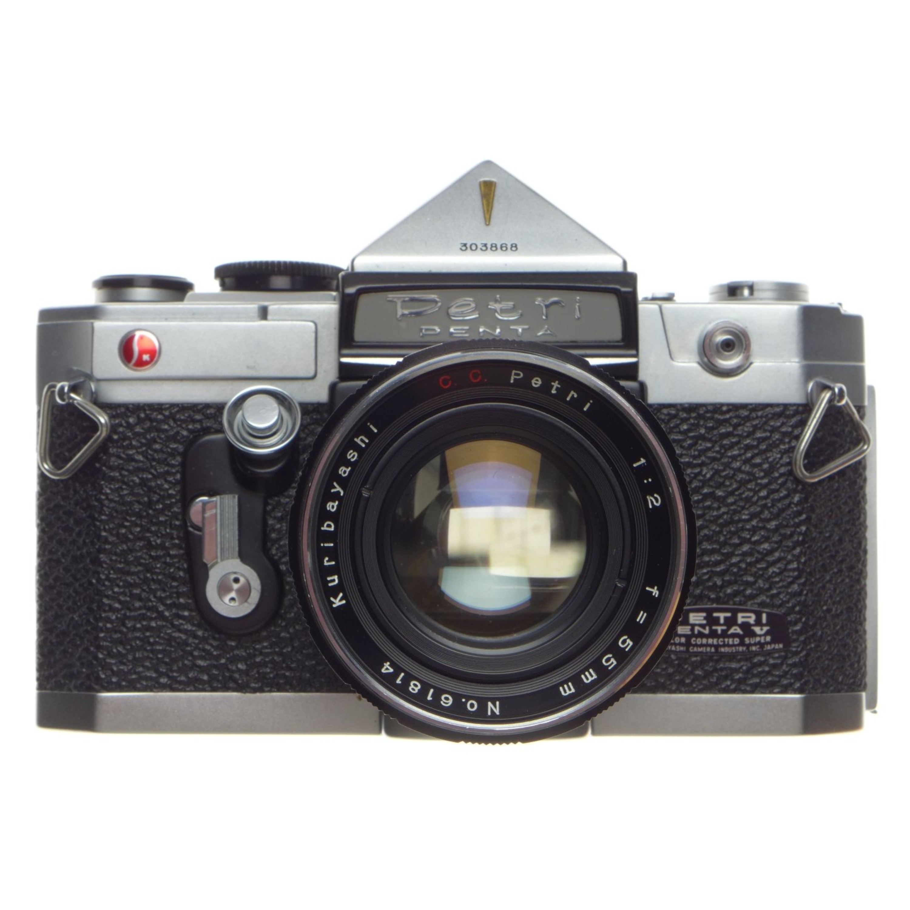 PETRI Penta 35mm SLR Vintage film camera 1:2 f=55mm KURIBAYASHI 2