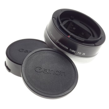 CANON FD extension tube 25 for vintage SLR 35mm film camera MACRO close up tube with caps
