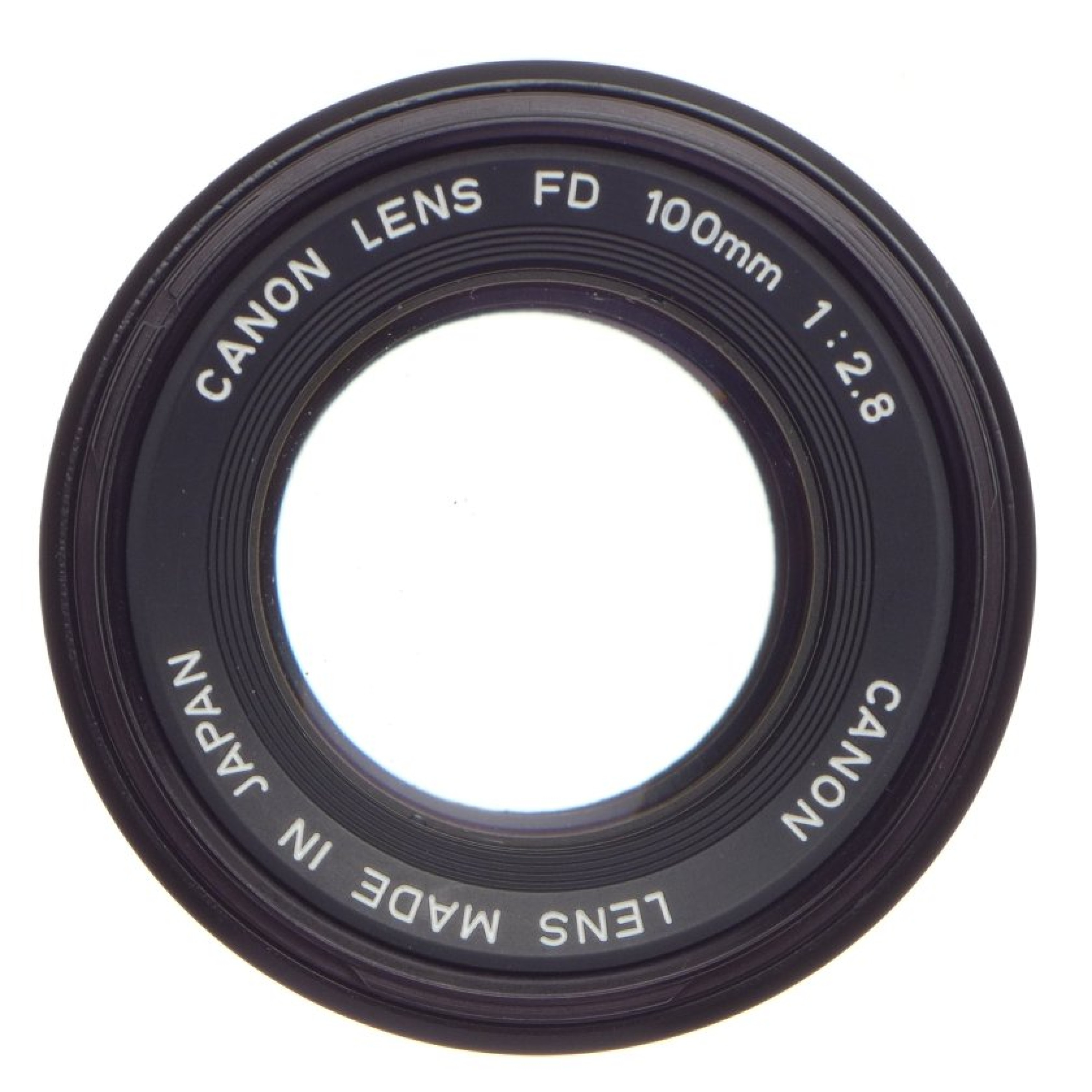 Black CANON A1 SLR 35mm film camera portrait lens 2.8/100 FD 100mm
