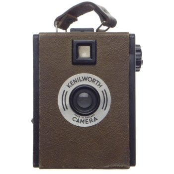 Kenilworth Made in England brown box type vintage film camera
