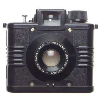 ENVOY box camera Optimax lens rare vintage film camera collectible condition