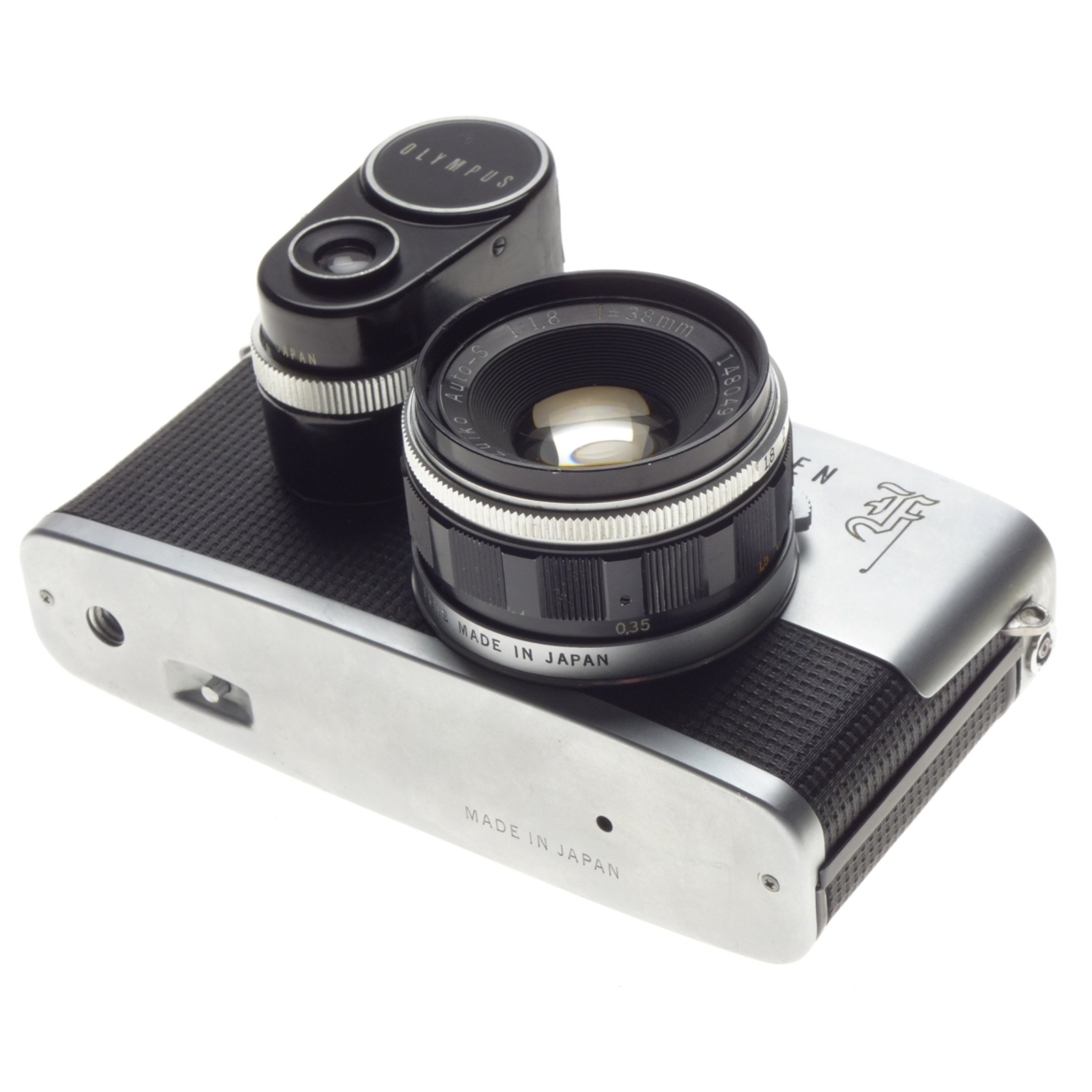 Olympus Pen F vintage 35mm half frame camera Zuiko Auto-S