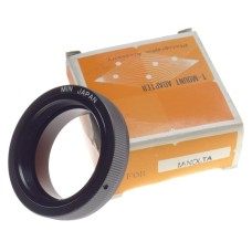 T mount adapter MIN New old stock fits Minolta vintage film SLR camera Boxed