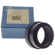 Olympus Pen-F Soligor T2 Adapter OF NEW old stock boxed fits 35mm film vintage film camera
