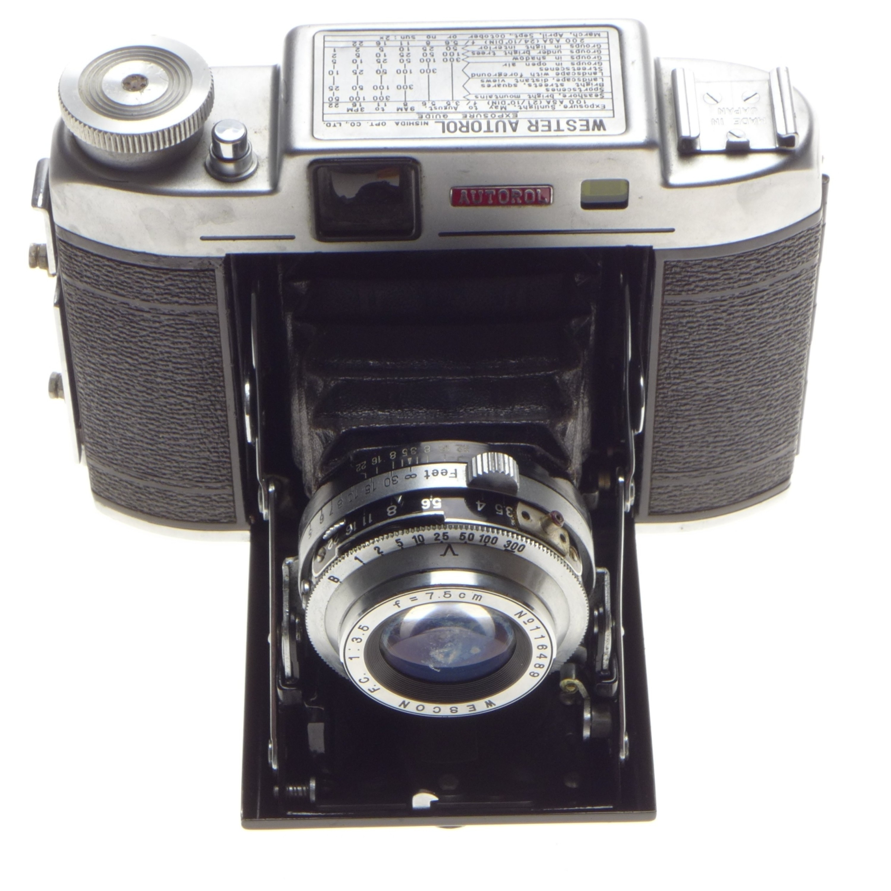 フィルムカメラ NKK WESTER SIX AUTOROL G0318-0130-371-1v NKK Wester SIX Autorol 6x6 : r/vintagecameras