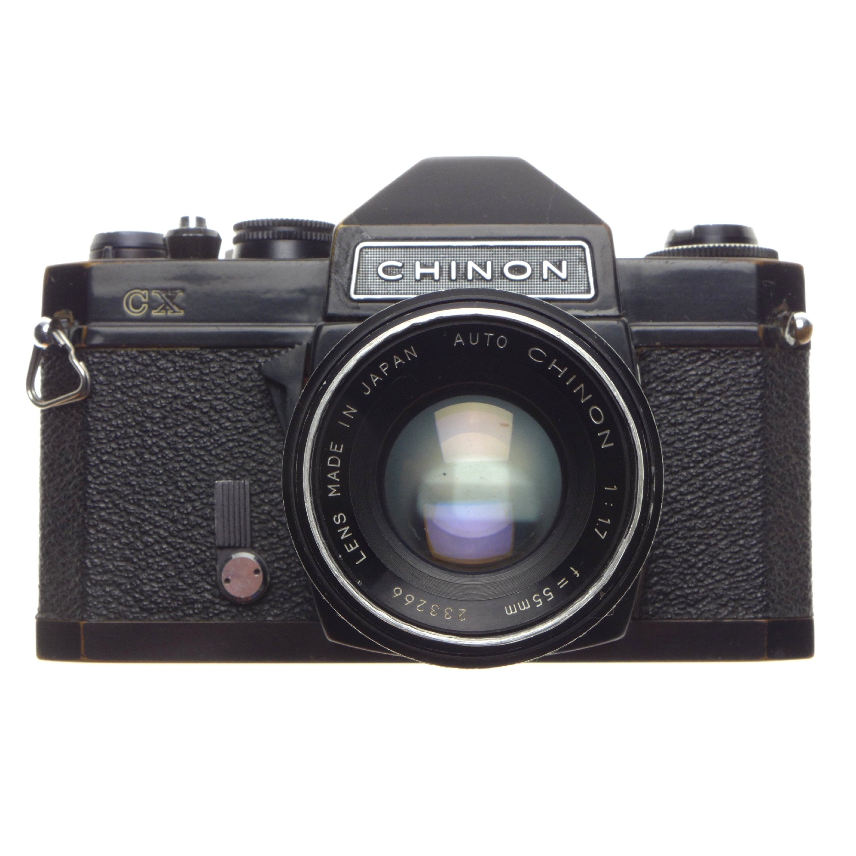 Chinon CX SLR used Vintage film camera 1.7 f 55mm lens