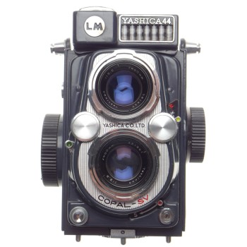 Terrific Yashica-44 LM film vintage TLR cameras 3.5/80mm lens kit