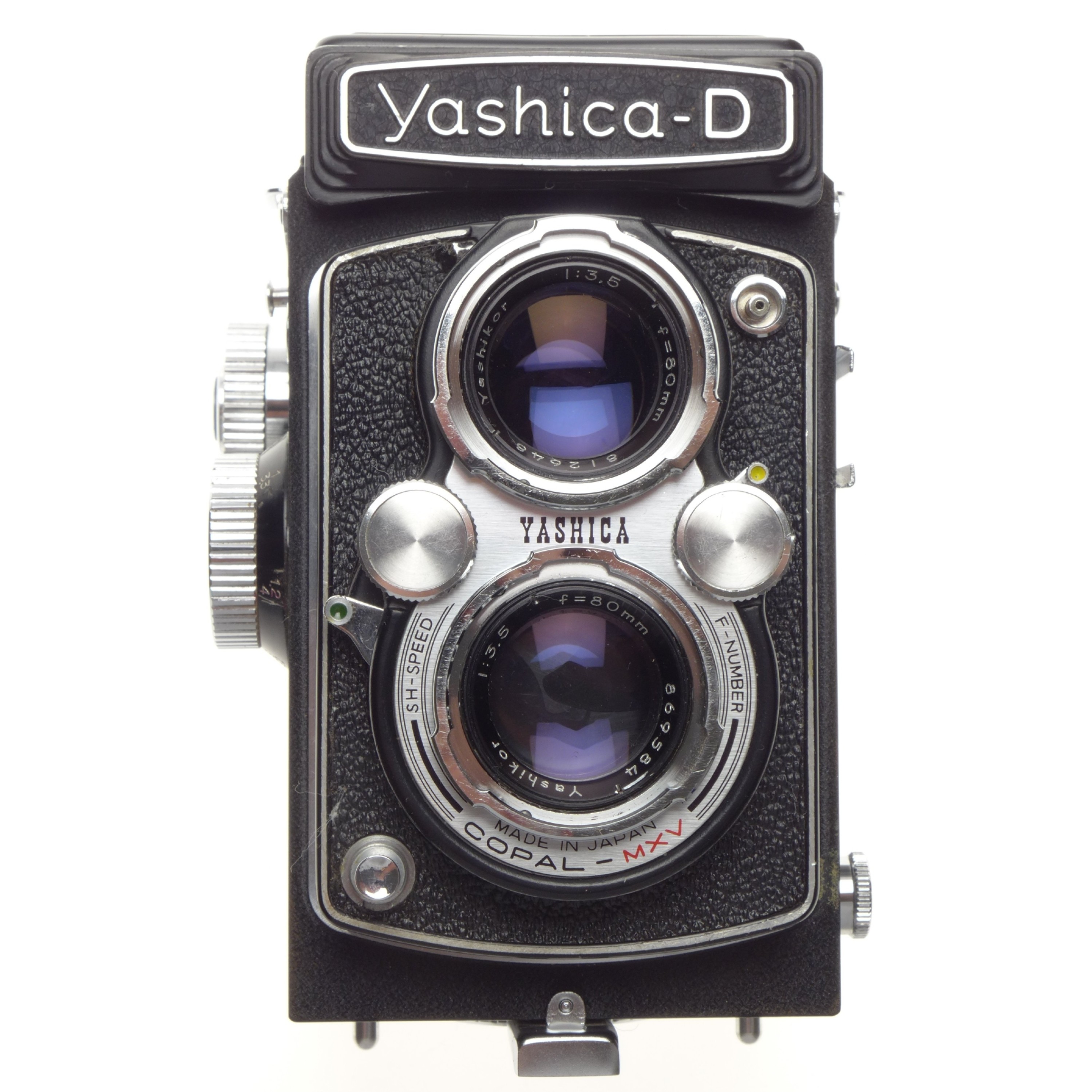 Yashica-D TLR 6x6 large format film camera Yashicor 3.5 f=80mm