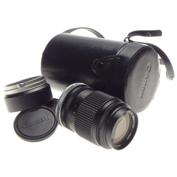 Canon Lens FL 135mm 1:3.5 SLR Vintage film camera lens case hood cap kit