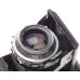 Balda folding vintage film camera Baltar 2.9/80mm leather case