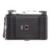 Balda folding vintage film camera Baltar 2.9/80mm leather case