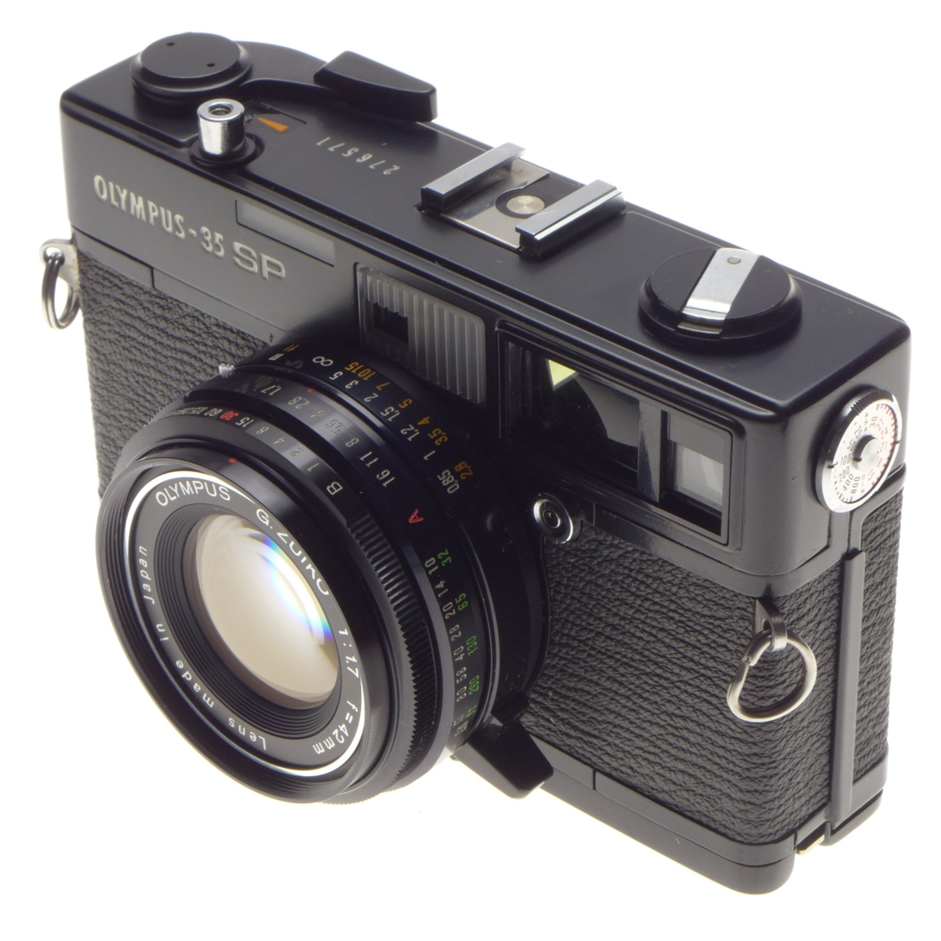 Olympus-35 SP Black mint 35mm rangefinder camera Zuiko 1.7 f