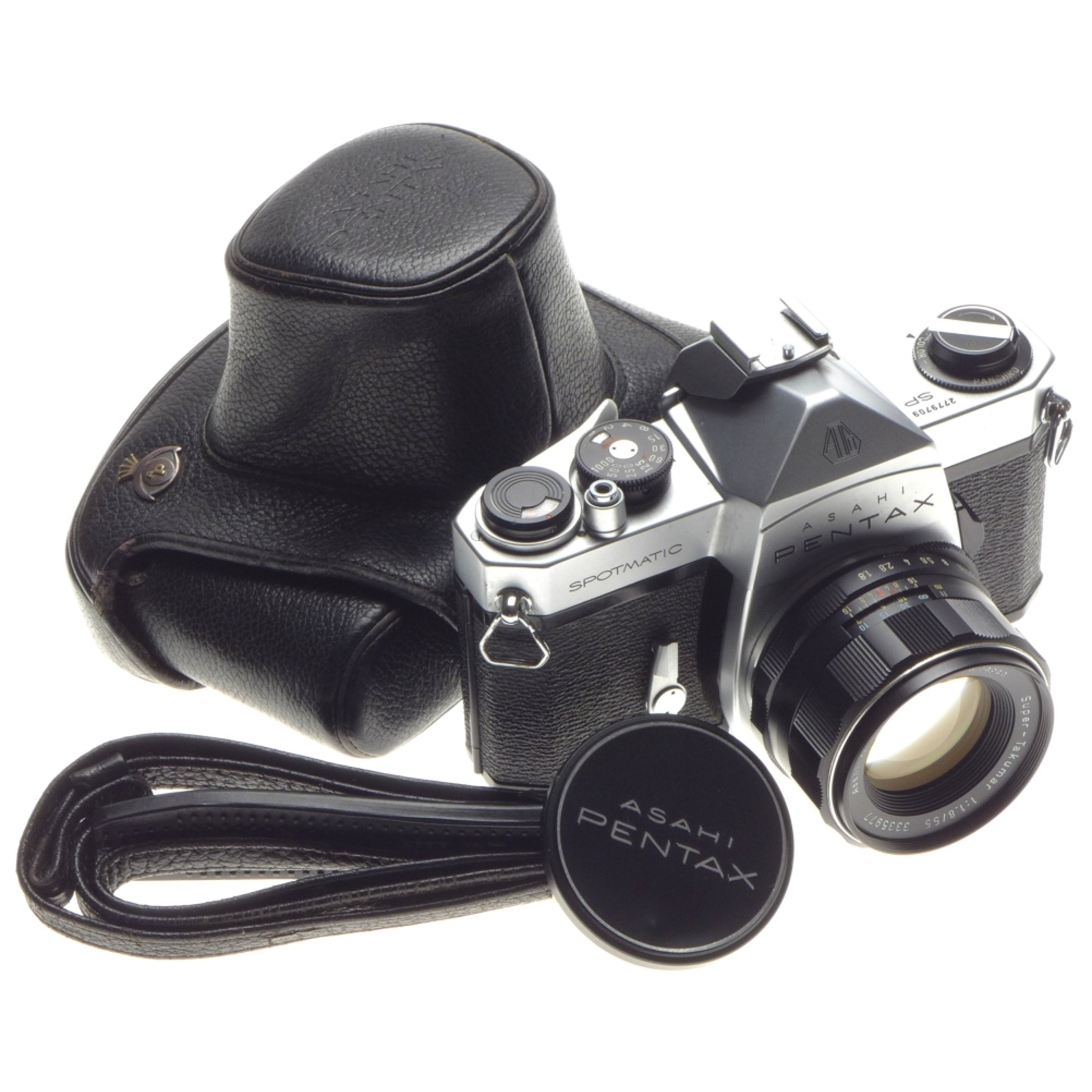 Asahi Pentax Spotmatic 35mm SLR film camera Takumar 1.8/55mm lens