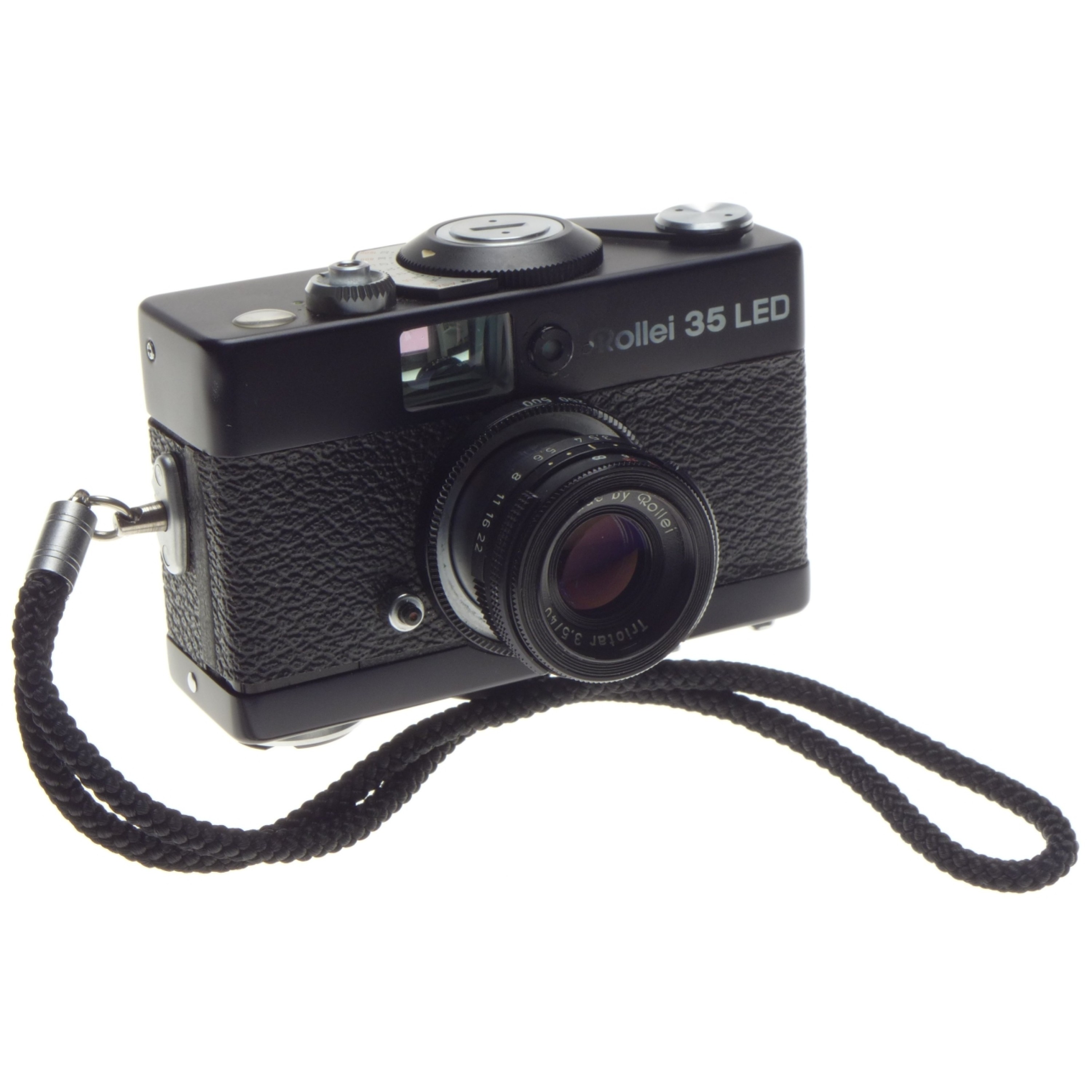 Rollei 35 LED 35mm Point and shoot camera Triotar 3.5/40mm lens Black