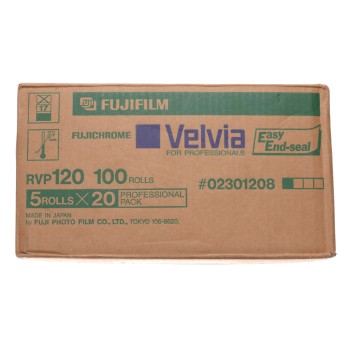 FUJIFILM RVP 120 Velvia 50 iso Fujichrome 100 rolls.