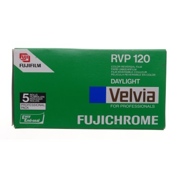 FUJIFILM RVP 120 Velvia 50 iso Fujichrome 5x Rolls