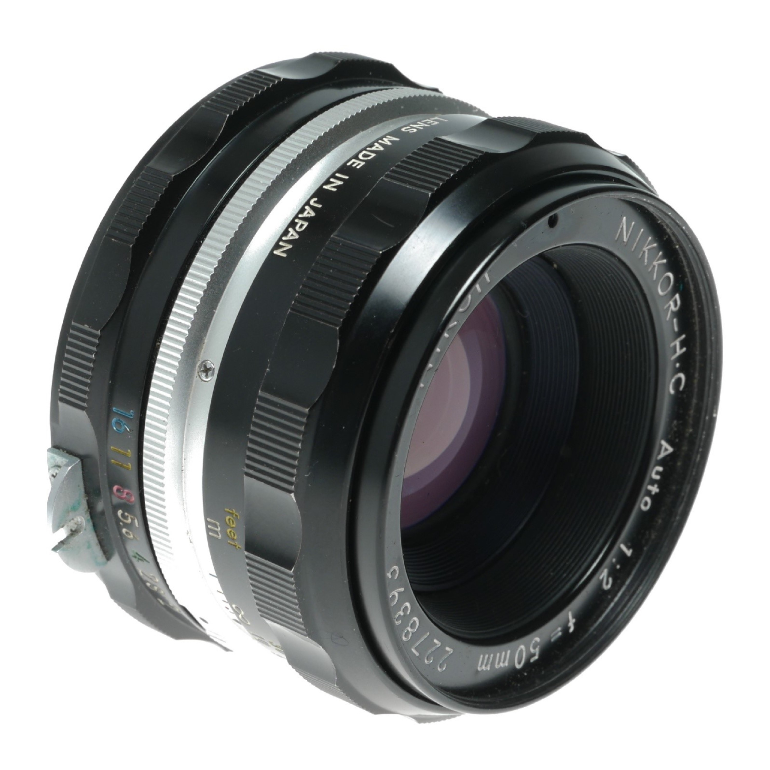 Nikon Nikkor H.C Auto 1:2 f=50mm SLR Film Camera Lens