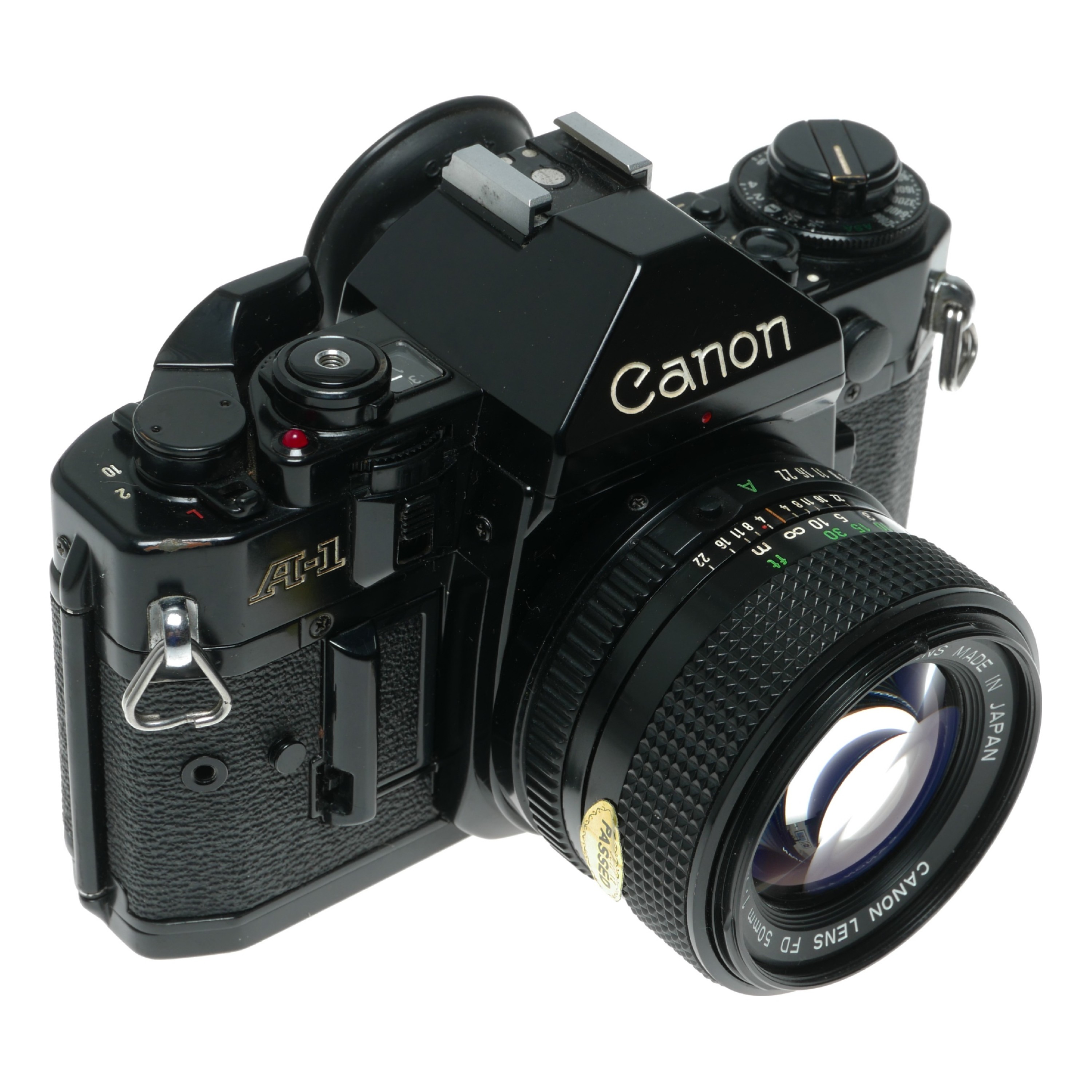 Vintage Canon A-1 Film Camera with f1.4 50mm Lens