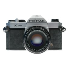 Asahi Pentax K1000 35mm Film SLR Camera SMC Pentax-M 1:2/55