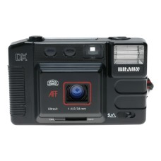 Braun Nurnberg C35 AFF Autoflash Film Camera 1:4.5/34mm Original Strap Pouch