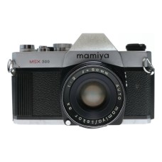 Mamiya MSX500 35mm Film SLR Camera Auto Sekor SX 1:2 f=50mm Sold as is
