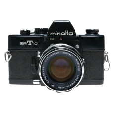 Minolta SRT 101 CLC 35mm Film SLR Camera MC Rokkor PF 1:1.7 f=55mm