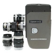 Canon Cine 8 Vintage Film Movie Camera C-8 Lenses Strap Pouch Instructions