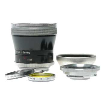 Zeiss Pro-Tessar 3.2/35mm Contaflex Lens 2.8/50 Hood A28.5 Filters