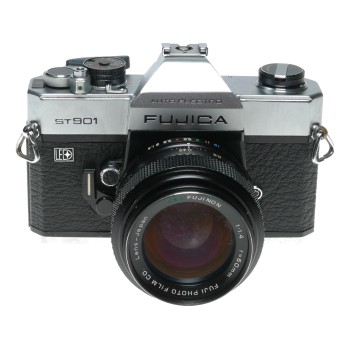 Fujica ST901 Auto Electro LED 35mm Film Camera Fujinon EBC 1:1.4/50