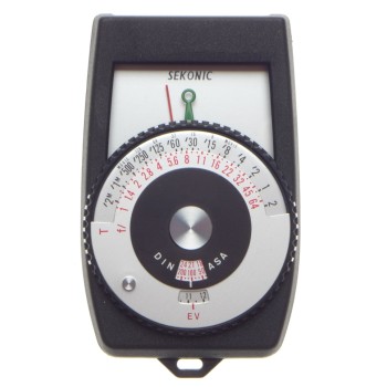 Auto-Lumi SEKONIC light exposure meter model L-158 with case and strap MINT condition