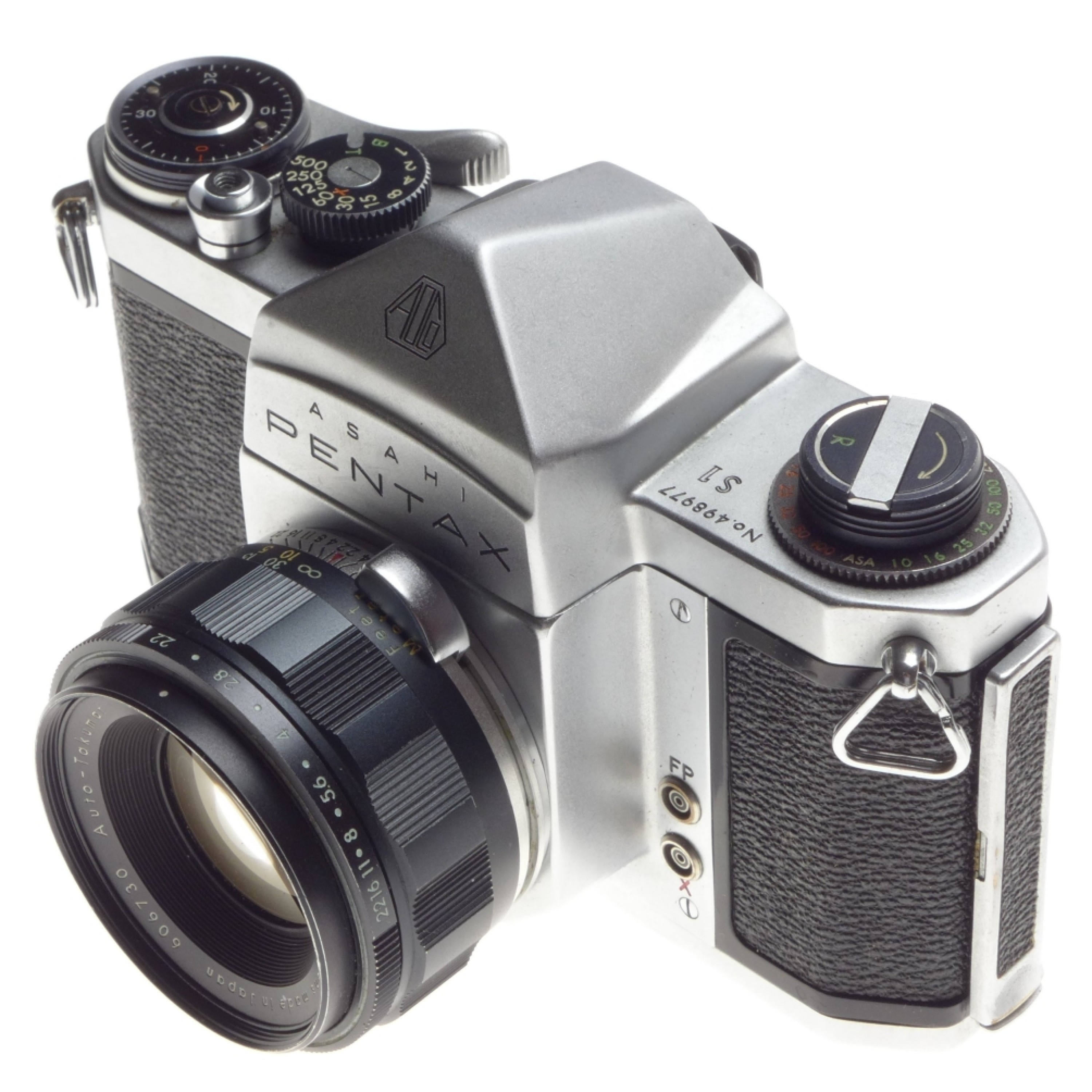 ASAHI PENTAX S1 SLR vintage 35mm chrome film camera Auto-Takumar 1