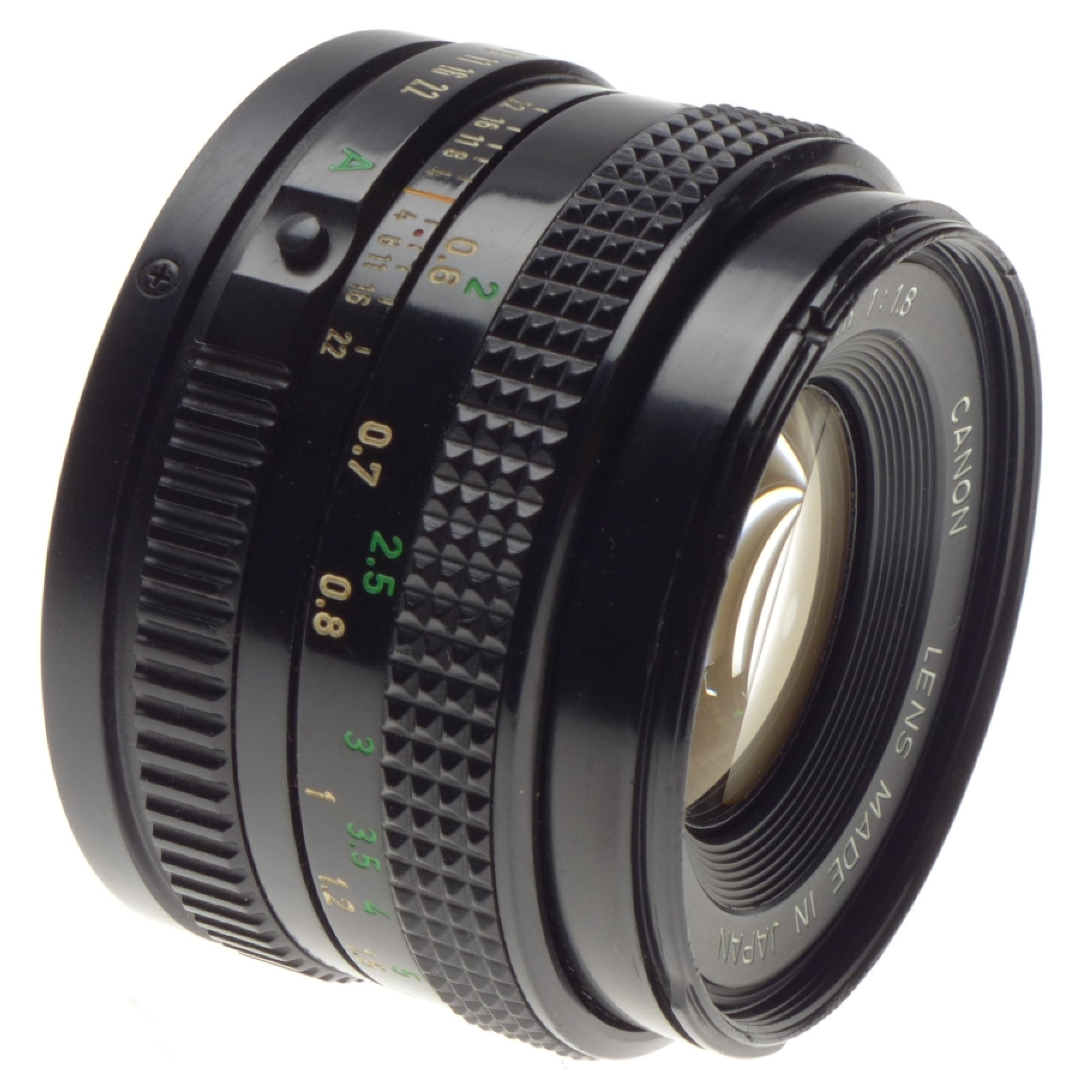 CANON lens FD mount 50mm 1:1.8 vintage 35mm film camera lens 1.8