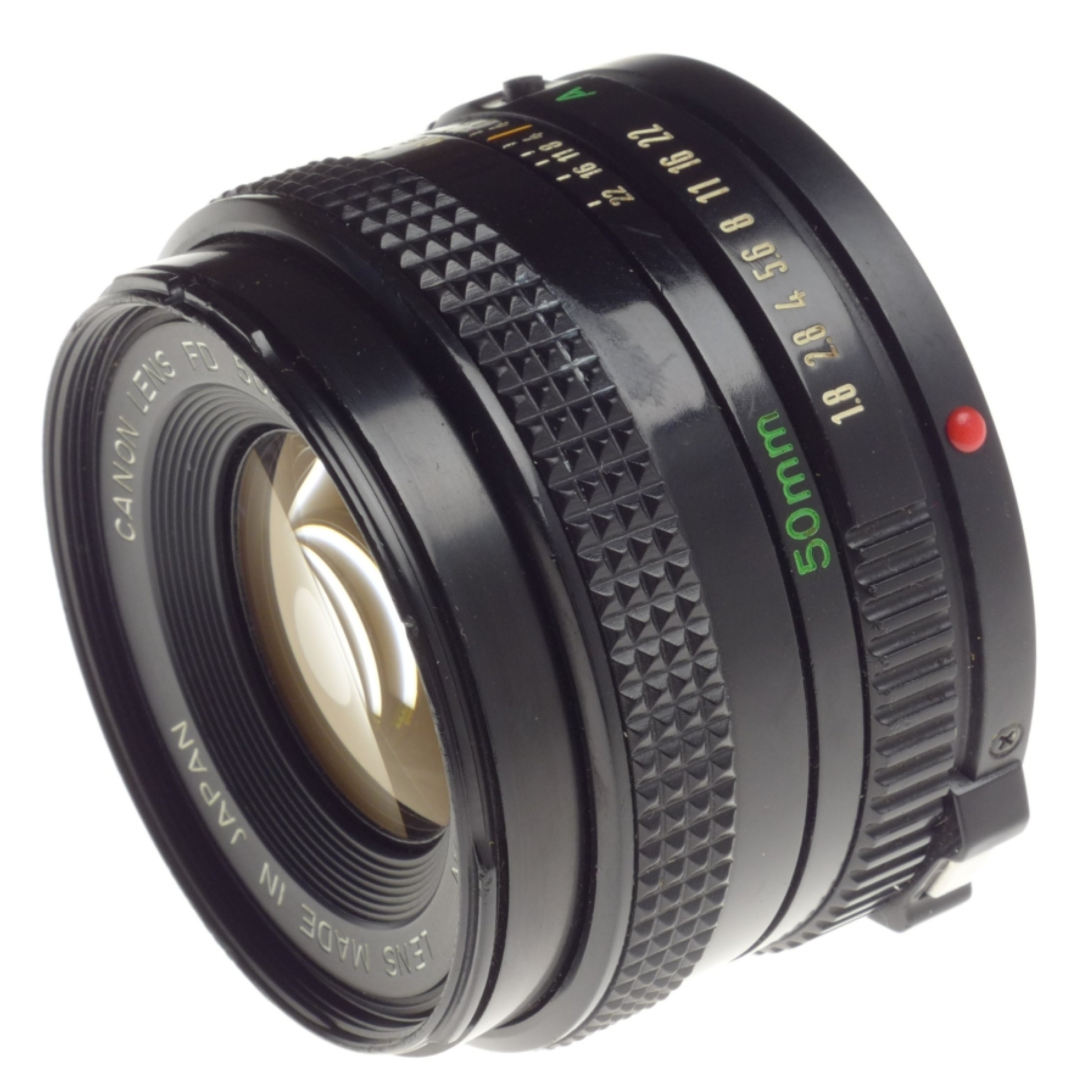 CANON lens FD mount 50mm 1:1.8 vintage 35mm film camera lens 1.8