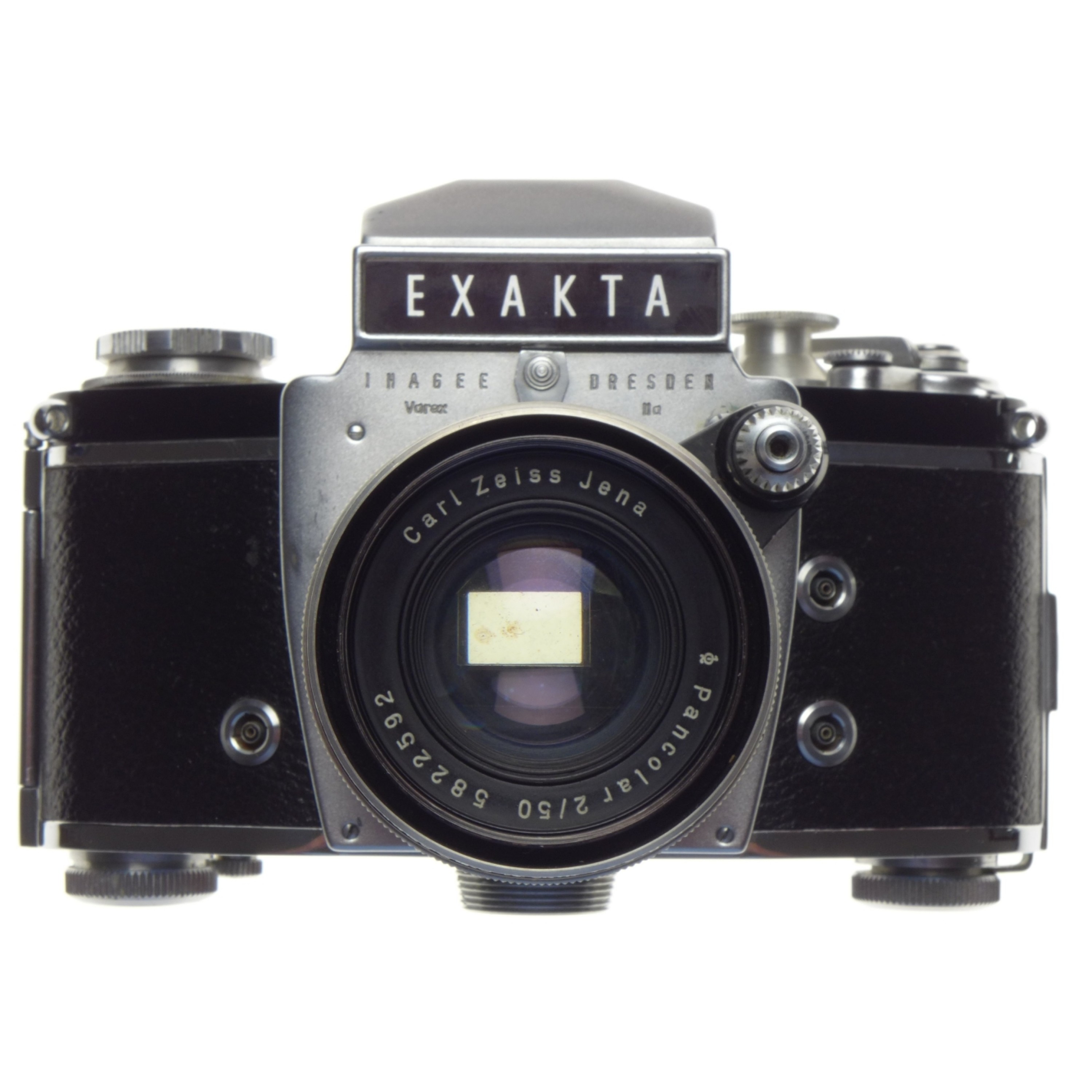 EXAKTA Varex IIa vintage chrome SLR film camera body Zeiss