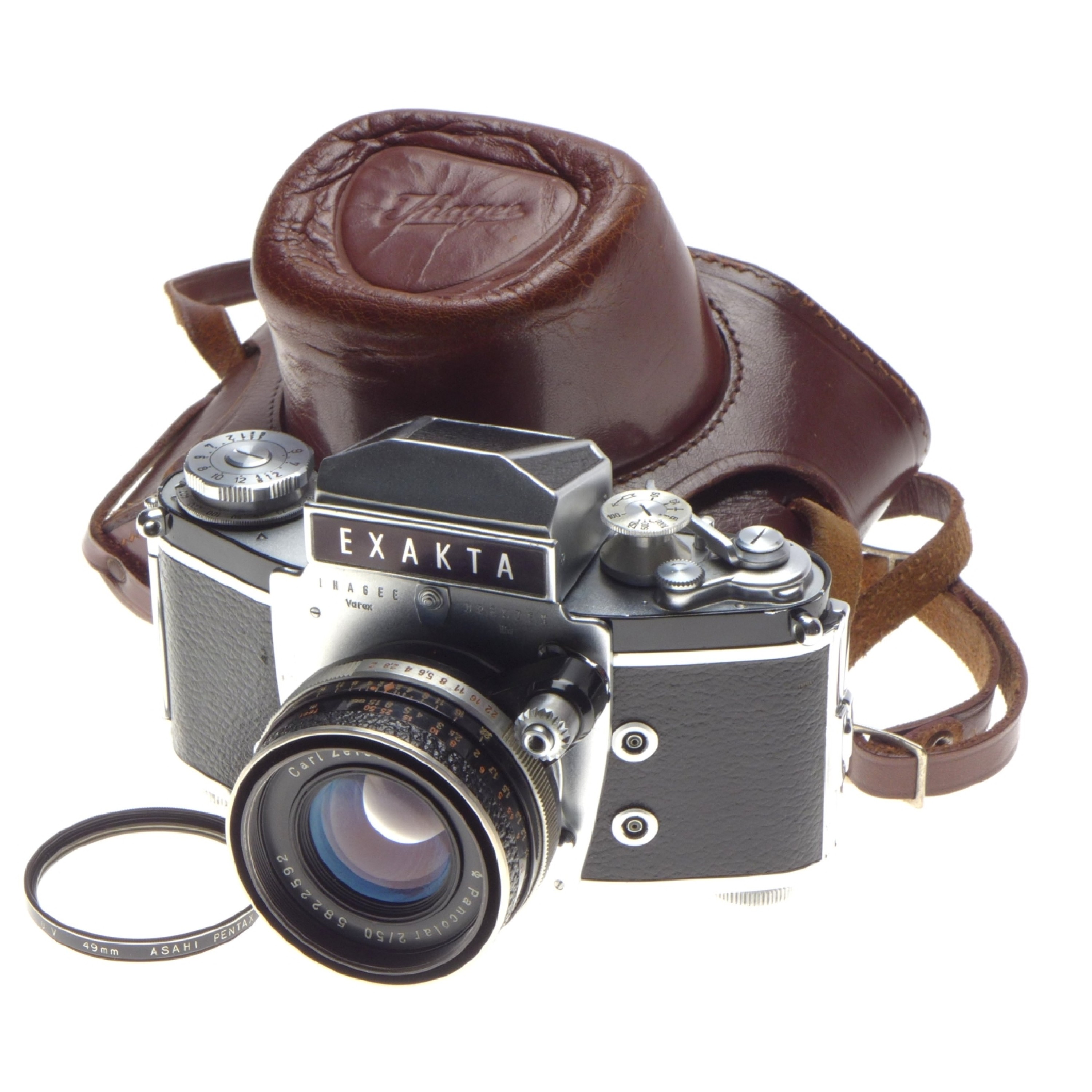 EXAKTA Varex IIa vintage chrome SLR film camera body Zeiss